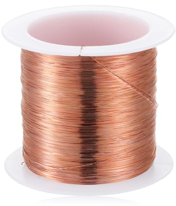28 Gauge Bare Copper Wire 328 Feet Jewelry Wire 0.3mm Pure Copper Jewelry Beading Wires Soft Metal Plant Stem Tie for DIY Crafts Gardening Bonsai (Copper Tone)
