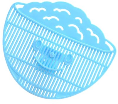 Söt klämma durkslag, multifunktionell pastasil, 12 x 10 cm köksredskap med robust byggnad, clip-on sil, durkslag med rolig leende design, matlagningsverktyg för ris och nudlar