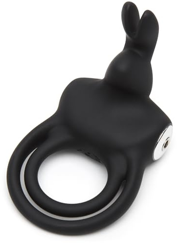 Lovehoney Happy Rabbit Vibrating Silicone Cock Ring, Male Sex Toy, 12 Modes