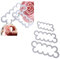 Smart Baking 3PCS 3D Rose Petal Cutter Mould I Cake Decorating Flower Fondant Mould I Perfect Cake Decorating Supplies Tools (3 Sizes)