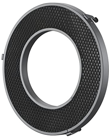 Godox R200-HC20 20° svart blixt ringblixthuvud bikakegaller av metall för Godox R200 ringblixt huvud, kameraboleringstillbehör