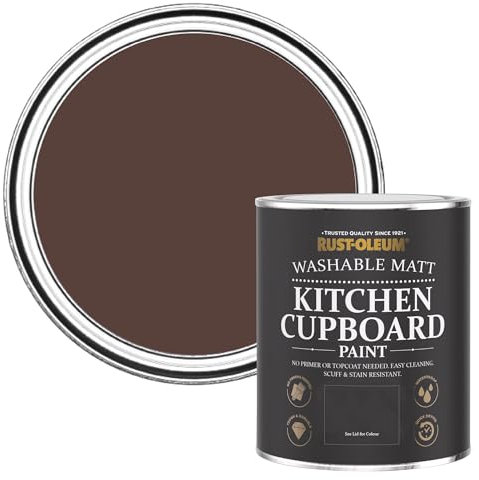 Rust-Oleum Red Kitchen Cupboard Paint in Matt Finish - Valentina 750ml