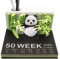 VOHESEA Panda Kalender 2025, 3D-Kalender 2025, DIY-Zeitmesser- zum Abreißen, 3D-Kunstblöcke in Pandaform, 3D-Notizblock aus Papierschnitzkunst als Schreibtischdekoration (A)