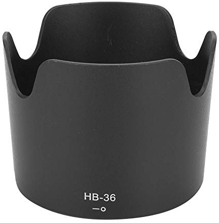 Pomya Camera Lens Hood, HB-36 ABS Camera Mount Lens Hood Replacement for Nikon AF-S 70-300 mm f/4.5-5.6G IF-ED VR Lens Accessories