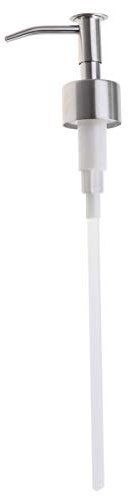 Cabilock Seifenspender Aufsatz Für Flaschen Pump Head 24 cm - Seifenpumpe, Lotion, Handseife, Bad - Silber