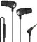 KLIM F2 in Ear Kopfhörer mit Mikrofon + Exzellente Audioqualität + Langlebige Kopfhörer in Ear + Kabelgebundene in-Ear Ohrhörer mit Memory-Schaumstoff-Ohrstöpsel + 3,5 mm Klinke