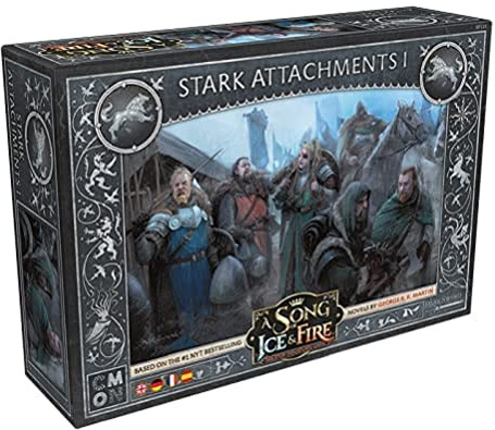 CMON A Song of Ice & Fire - Verstärkungen von Haus Stark I, Erweiterung, Tabletop, Deutsch CMND0141 Mehrfarbig, Bunt 2. Stark vs. Lannister Erweiterung