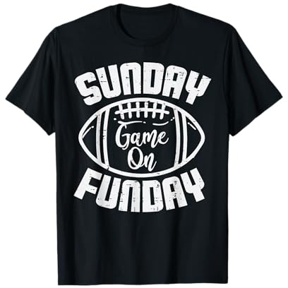 Sunday Game On Funday American Football Day Men Women Kids T-Shirt
