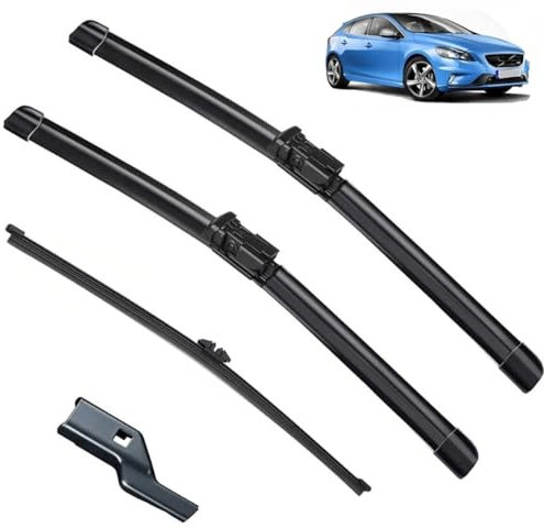 Qualità OEM Parabrezza Parabrezza Tergicristallo Lame for Volvo V40 2012-2017 Anteriore Lunotto Posteriore Wiper Blade Set 2013 2014 2015 2016 Vestibilità perfetta per parabrezza
