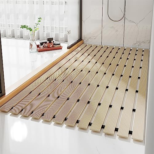 Pevfeciy Duschmatten rutschfest 61x90 cm / 2 kg duscheinlage rutschfest badematte Moderne rutschfeste Matte,Automatische Entwässerung ，Maschinenwaschbar