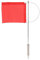 Boat Flag, Stainless Steel Polished Mast Water Ski Flag, Attractive Finish Mount Flag Staff Pole, Safety Flag with Stable Holder, Eye Catching Sign for Boats, Yachts, Ships, RVs