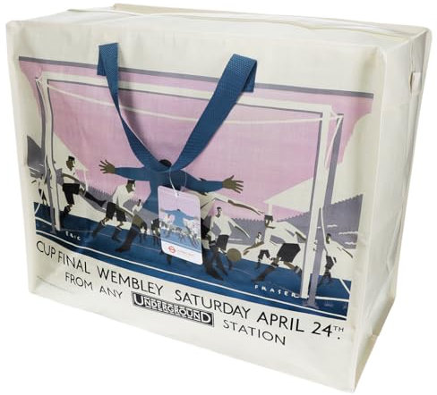 REX LONDON Jumbo storage bag - TfL Vintage Poster Cup Final