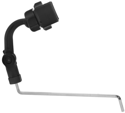 Generico Supporto Telefono per Sassofono Morsetto Robusto e Angoli Regolabili, Clip in Abs e Acciaio Inossidabile, per Sessioni di Studio e Pratica