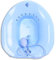 Sitz Bath for Toilet Hemorrhoids - MissZM, for Postpartum Pregnant-Women or Hemorrhoids, Non-Foldable Hangable Storage Large-Capacity Private Care Washing Anti-Overflow Toilet Seat(Blue with Flusher)