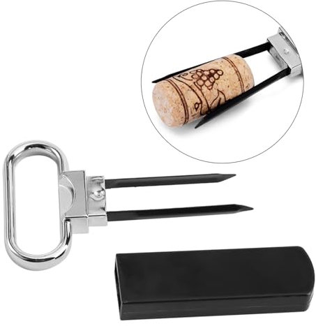 Haosie Cavatappi Vino, Apribottiglie Vino, Cavatappi a Forca da Vino, Stappa Bottiglie, In Acciaio Inox, per Casa, Ristorante, Bar e Così Via (6.4 x 11.2 x 2.5 cm)