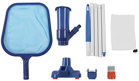 Piscina per aspirapolvere Set di Rete Set di Rete Durevole efficiente Strumenti di Pulizia della Piscina con palo in Alluminio Rimovibile per Piscine per Piscine stagni Caldi a
