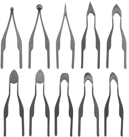 Juwacoo 10 Pcs Wood Burning Tool, High Impedance Wire Pen Tip Set, Wood Burning Pen Nibs for Writing Instruments
