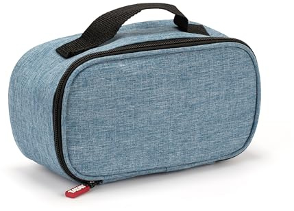 Tatay Bolsa Térmica Porta Alimentos Triple Capa Aislante Cuerpo Semirrígido | Bolsa Térmica Porta Alimentos | Capacidad 1,5 L | Medidas 21,5x9x12 cm | Impermeable - Urban | Bolsillo Interior, Azul