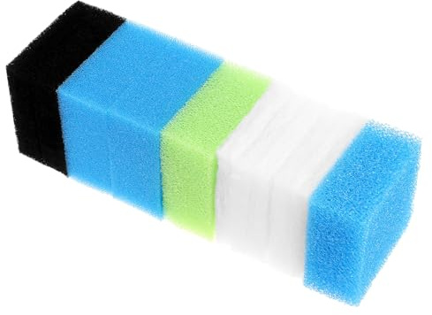 QWORK® 11 Piezas éponges filtrantes, médias filtres Haute Performance pour Aquarium, Compatible avec Juwel Bioflow 3.0 / M