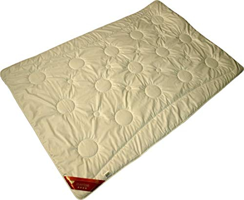 Merino Schafwolle Duo Warm Steppbett Winter Bettdecke 155x220 100% Merinowolle