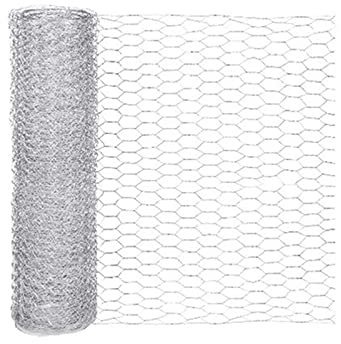 Perfect Flower Wire Mesh,Edelstrahl Drahtgitter Fliegengitter,engmaschiger Volierendraht,Maschendrahtzaun Sechseckgeflecht Verzinkt I Hühnerzaun Kaninchendraht Hasengitter Feinmaschig,0.4m5m