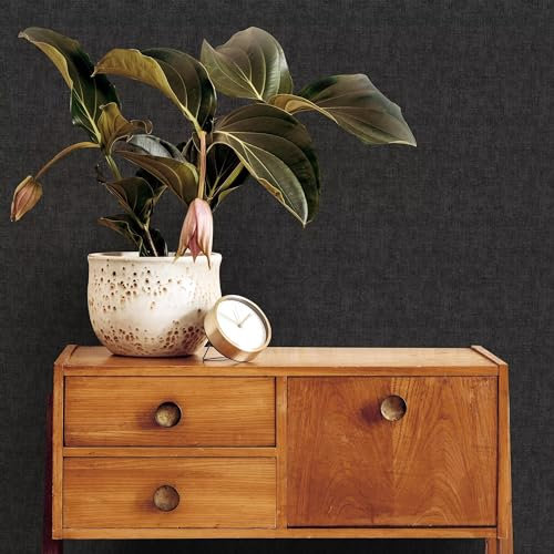 Superfresco Easy Zar Charcoal Textured Plain Wallpaper | Paste The Wall | Charcoal Texture | Eco-Friendly