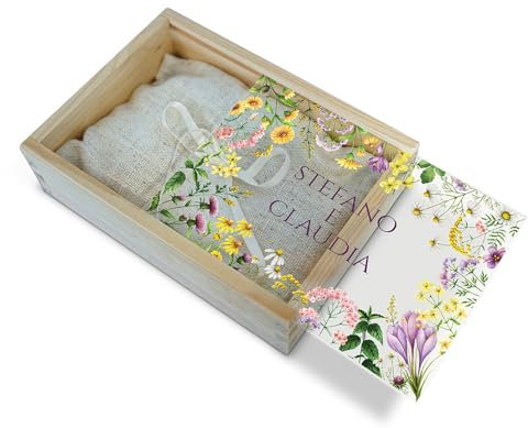 Scatola per fedi nuziali, scatolina in legno e plexiglass per fedi personalizzata, Scatola porta anelli matrimonio in legno personalizzata