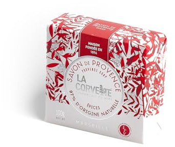 La Corvette - La Corvette - Sapone di Natale Spezie - 97% ingredienti naturali - 100g