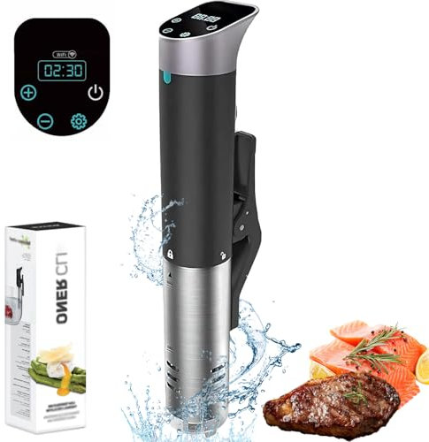 Sous Vide Machine, 1200w Sous Vide Container with 25-95℃ Temperature Control, Timing, Touch Display, 3d Circulation, Quiet, Sous Vide Cooker, Thermal Immersion Circulator Water Baths