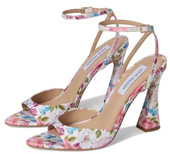 Steve Madden Sandali Beki Donna con Tacco, Multicolore floreale., 40 EU