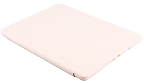 Tablettfodral i Mjuk TPU med Pennhållare och Automatisk Vilofunktion - Designad för 10,2 Tums IOS-surfplatta - för Daglig Användning (Ljusrosa)