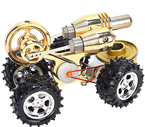 Haofy Modelo de Motor de Automóvil Stirling, Kit de Física de Combustión Externa en Miniatura, Juguete Atractivo para Que los Niños Aprendan sobre Conceptos de Mecánica y Física