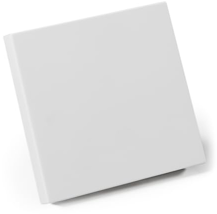 MC POWER Blindabdeckung Unterputz | Shallow | UP Abdeckung Blende Deckel ohne Rahmen, weiß