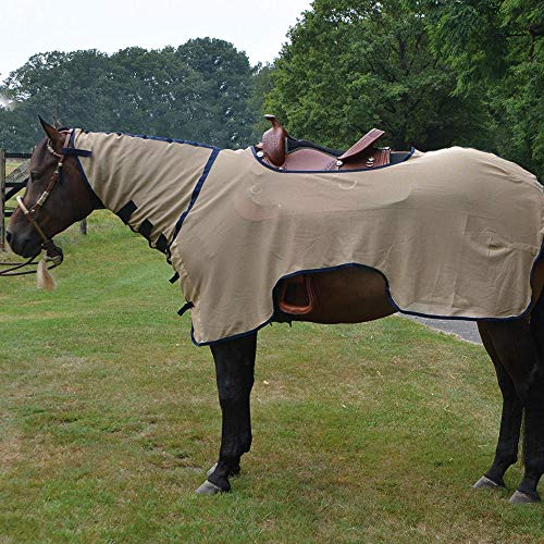 BUSSE Ausreitdecke MONTANA II Rückenlänge 155 cm, beige (navy)