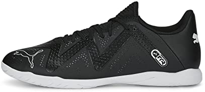 PUMA Herren Future Play IT Fussballschuh, Black White, 46 EU