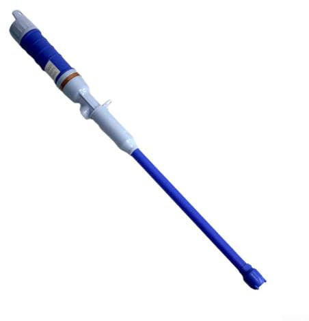 Bomba eficiente que funciona con pilas para una rápida transferencia de líquidos en varios entornos (azul)