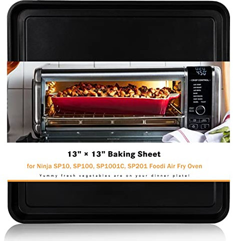 13 × 13 Baking pan, Nonstick Cookie Sheets for Foodi 8-in-1 Air Fry Oven