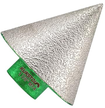 KURSTOL Punta per Trapano Diamantata - 48MM Fresa Diamantata Frese per Piastrelle Filettatura M14 per Porcellana Granito Piastrella Marmo Taglio a Secco