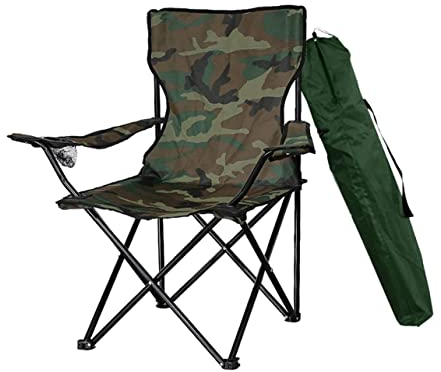 DRMEE Klappstuhl Angelstuhl Outdoor Klappstuhl Camouflage Sessel Gartenhocker Tragbarer Stuhl Wandern Backpacking Stühle Ultraleicht Camping Stuhl