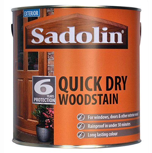 Sadolin Quick Drying Woodstain 2.5 litre Std Colour - Mahogany