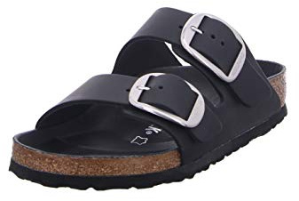 Birkenstock Damen Sandale Arizona Big Buckle geöltes Nubukleder schmal
