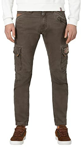 Timezone Herren Regular RogerTZ Hose, Sludge Green (4078), 32W / 34L