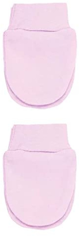 Mini Mart Online Limited Tiny Baby Anti Scratch Mittens, 2 Pairs, Scratch Mitts, Twin Pack 100 Cotton