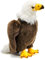Uni-Toys - Weißkopfseeadler - 24 cm (Höhe) - Plüsch-Adler, Vogel - Plüschtier, Kuscheltier