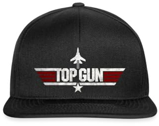 Spreadshirt Top Gun Jet Logo Casquette Snapback