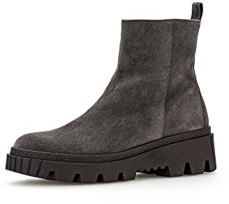 Gabor Donna Stivaletti, Signora Stivali da Biker,Soletta Removibile,Stivaletto Invernale,Boots,Stivaletto,Grigio (Pepper) / 13,38 EU / 5 UK