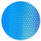 Solar Poolabdeckung Rund Ø 450cm Pool Solarabdeckplane Solarfolie Pool Solarfolie/Abdeckung Stärke 400 µ zuschneidbar Noppenfolie Poolheizung Poolsolarplane für Wassererwärmung Wärmeplane Blau