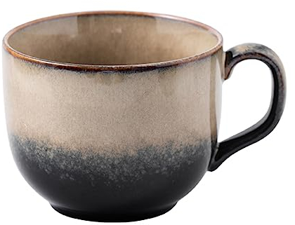 Kaffeetasse Groß,Große Tasse,Tasse 16oz,Tasse Steingut,Müslischalen mit Henkel,Cappuccino Tassen Steingut,Müsli Becher,XXL Tasse,Keramik Becher,Kaffeetasse aus Porzellan
