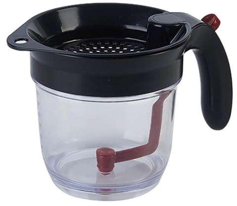 Good Grips Good Gravy Fat Separator, Fat Separator Jug Gravy Separator and Strainer with Bottom Release,Gravy Jug Fat Separator Cup,Degreasing Cup Grease Strainer Gravy Fat Separator
