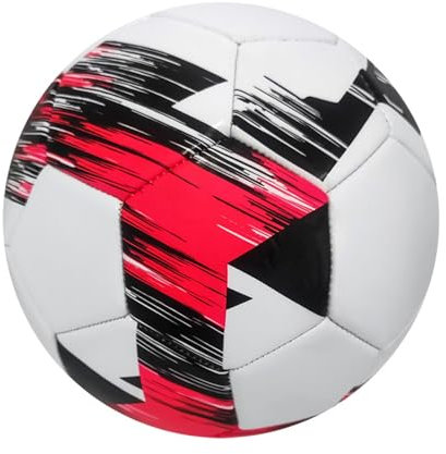 pwavum Balón de fútbol para niños, unisex, tamaño 5, balón de fútbol oficial, pelota de fútbol profesional, resistente al agua, para entrenamiento deportivo, pelota de fútbol de piel, para jóvenes y